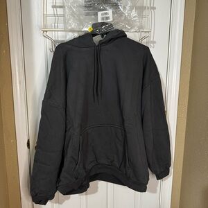Yeezy x Gap Oversized Black Pullover Hoodie